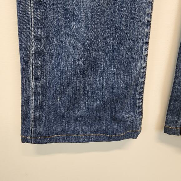 Lucky Brand Sweet Bootcut Jeans Size 10 30" Medium Wash Distressed Stretch Soft - Picture 5 of 14